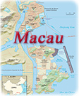 Mapa de Macau
