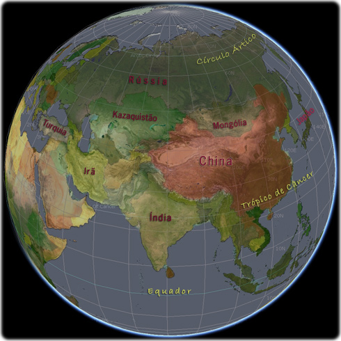 Mapas da Asia