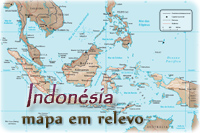 Mapa relevo Indonesia