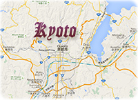 Mapa Kyoto