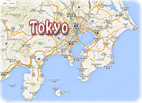 Mapa Toquio