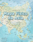 Asia physical Map