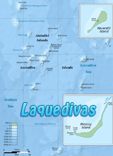Mapa Laquedivas